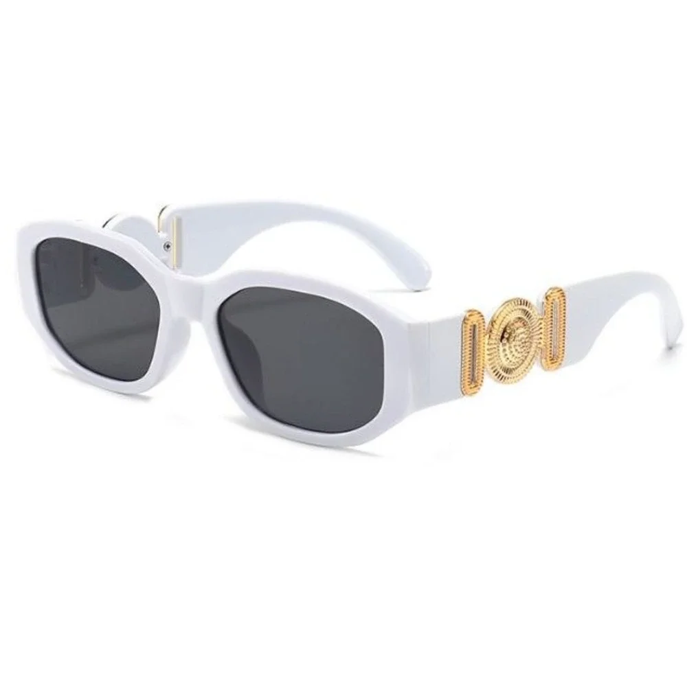 Men Sunglasses Fashion Designer Retro Square UV Protection Street Wear Lentes